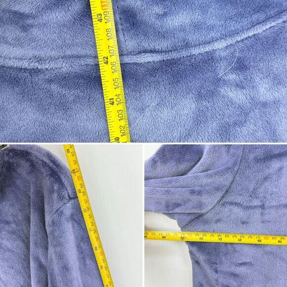 32 Degrees Heat Women's Cozy Plush Hooded Pullover Sleep Lounger -Purple -L / XL - Picture 5 of 16